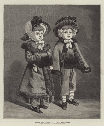Darby and Joan, in the Exhibition at the Dudley Gallery by Kate Greenaway